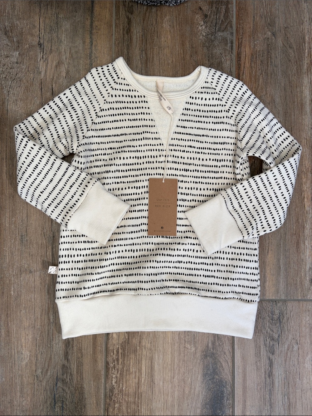 Childhoods Clothing Dash Dot Crew Sweatshirt